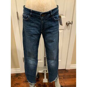 DL1961 Anthropologie Med Blue Wash “Emma Power Legging" Skinny Jeans, Size 28